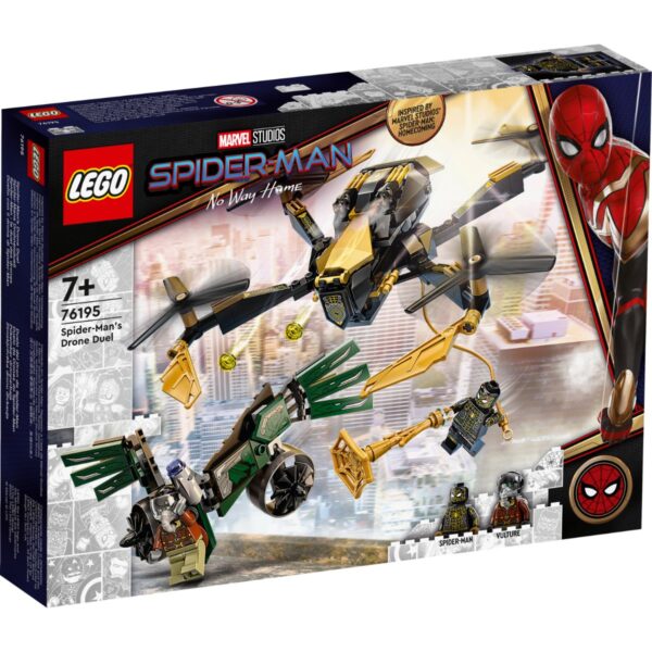 5702016913231 lg76195 001w lego super heroes spider man drone 76195