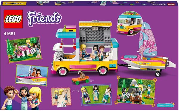 Lego friends furgoneta de camping si barca cu panze 41681