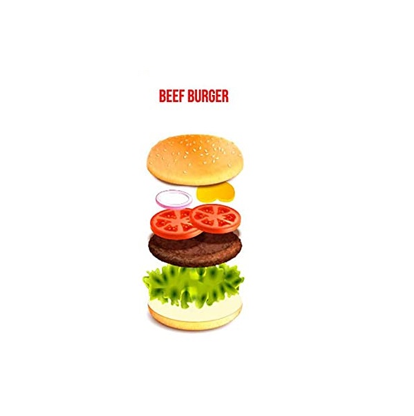 1 beef burger