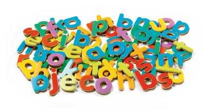 83 litere magnetice colorate pentru copii djeco15744