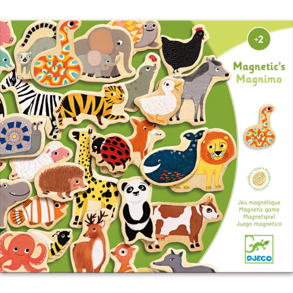 joc magnetic cu animale djeco254233