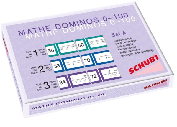 Joc matematic tip domino - Set A - Jocuri matematice