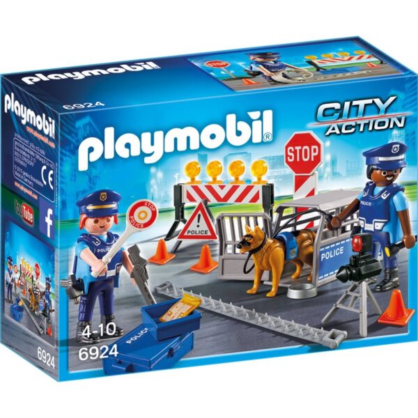 Playmobil - Blocaj rutier al politiei - Playmobil