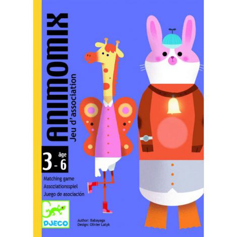 Joc de carti Djeco Animomix - Jocuri de carti